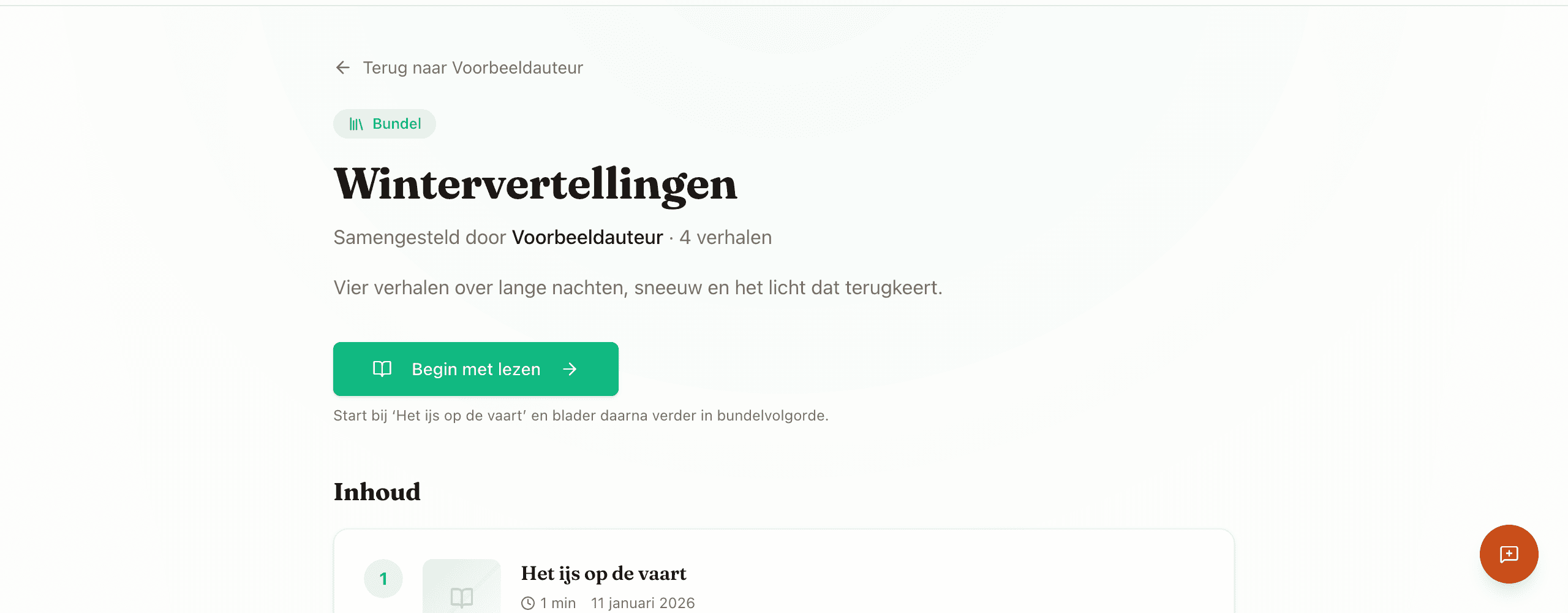 Nieuw: verhalenbundels — rangschik je verhalen in series